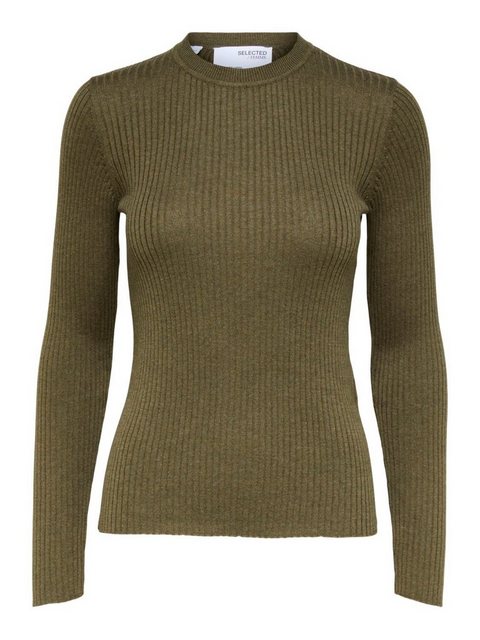 SELECTED FEMME Strickpullover Basic Strickpullover Langarm Stretch Sweater günstig online kaufen