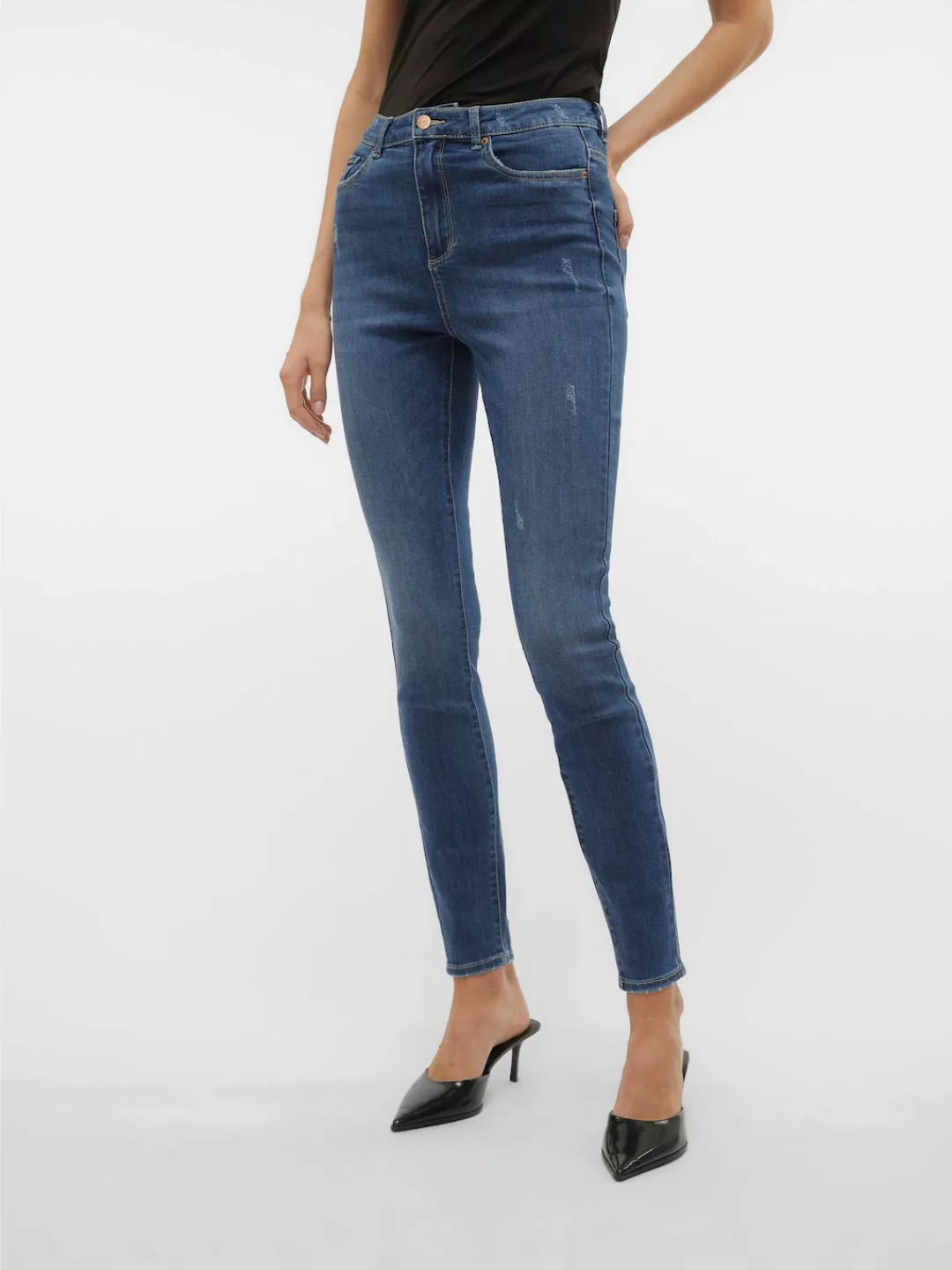 Vero Moda Skinny-fit-Jeans "VMSOPHIA HR SKINNY JEANS GU3288 GA NOOS" günstig online kaufen