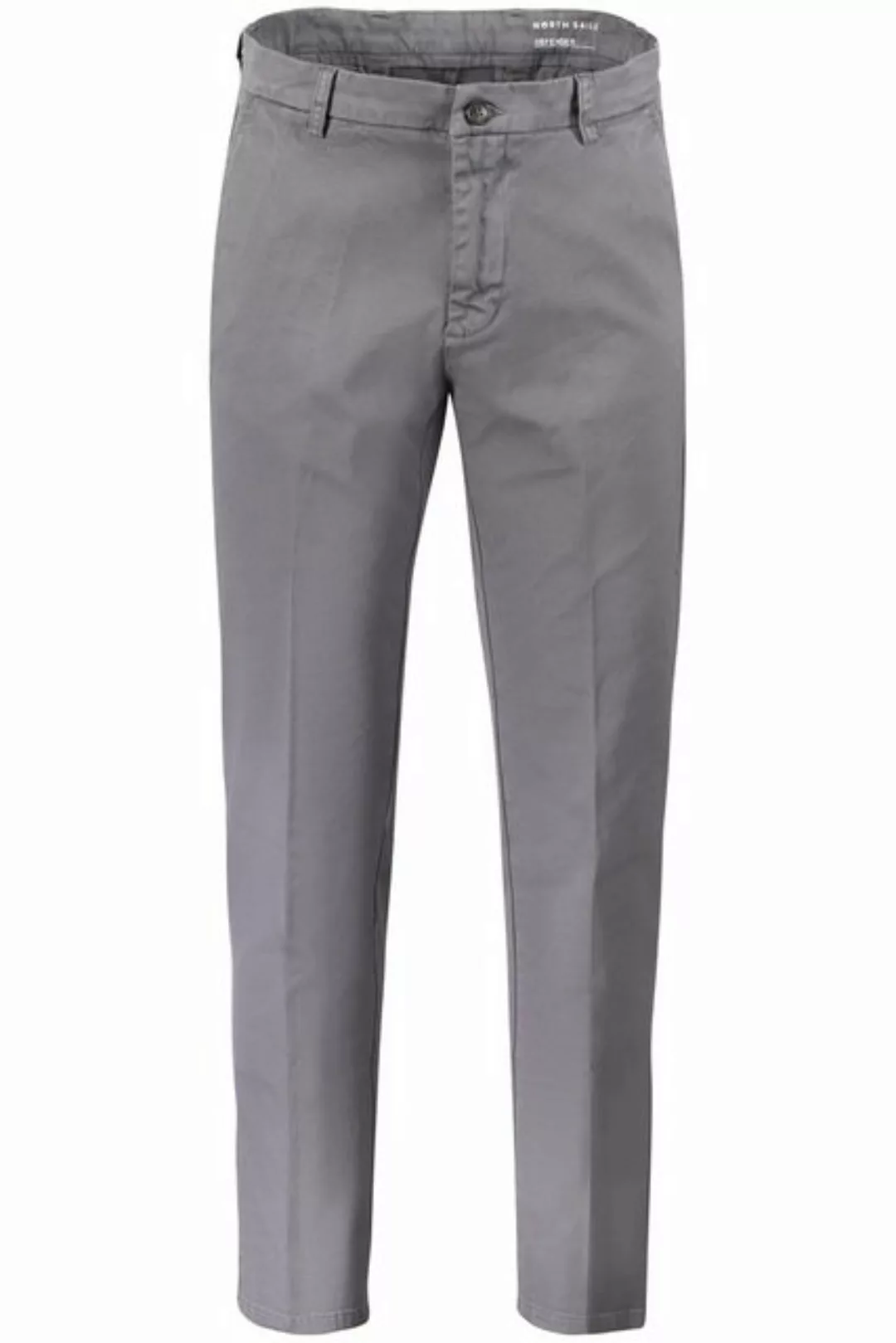 North Sails 5-Pocket-Hose Graue Slim Fit Herrenhose mit Stickerei und 4 Tas günstig online kaufen