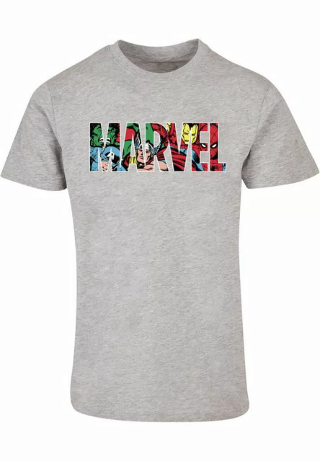 ABSOLUTE CULT T-Shirt ABSOLUTE CULT Herren Marvel Logo Character Infill T-S günstig online kaufen