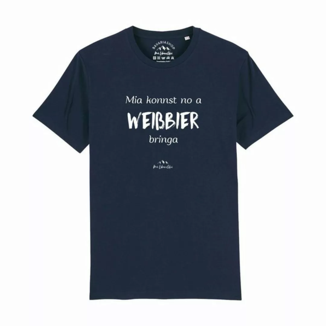 Bavariashop T-Shirt Herren T-Shirt "Mia konnst no a Weißbier bringa günstig online kaufen