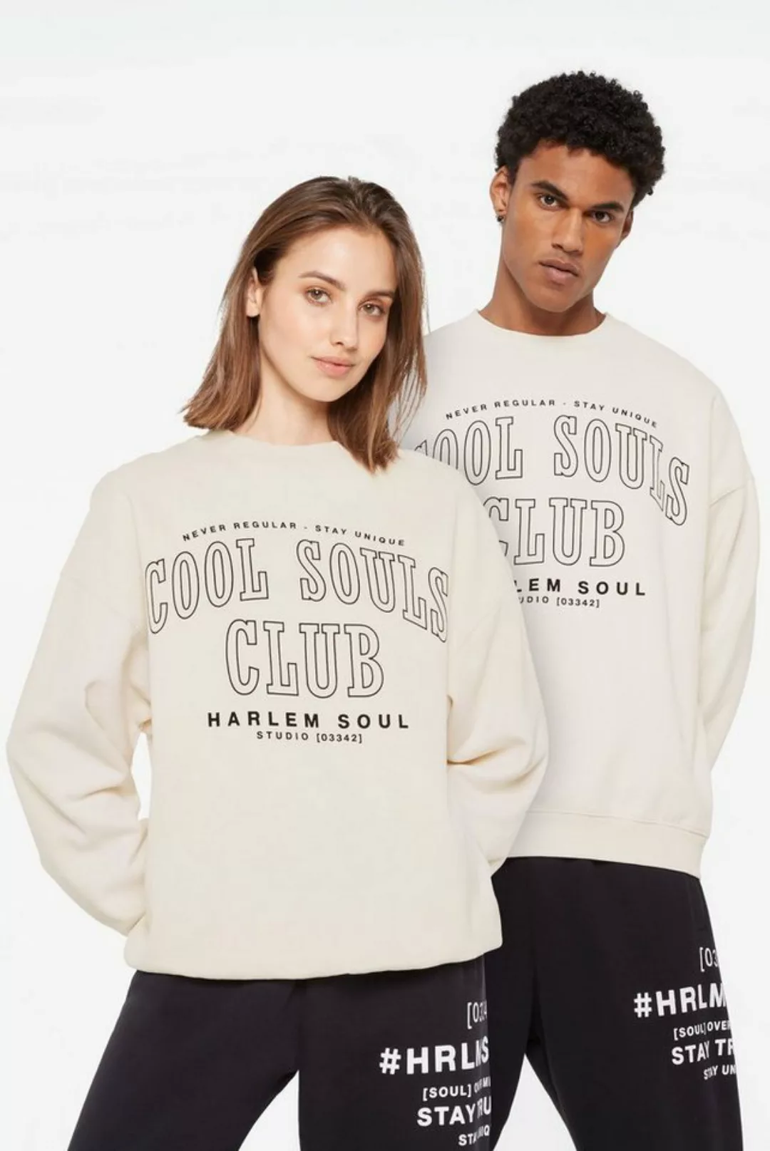 Harlem Soul Sweater mit Lettering günstig online kaufen