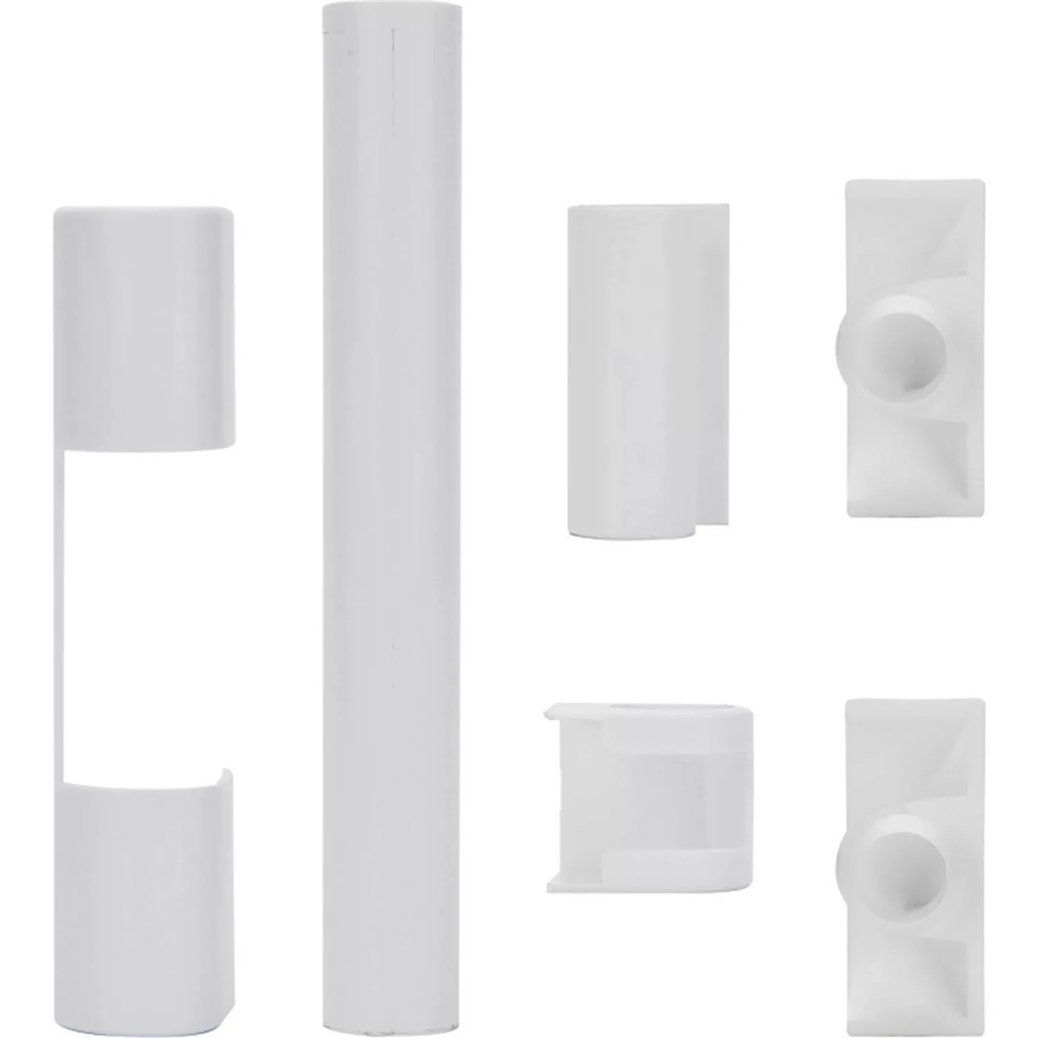 JM Meeth Abdeckkappen Set für Kunststofffenster Weiß 3-tlg. günstig online kaufen