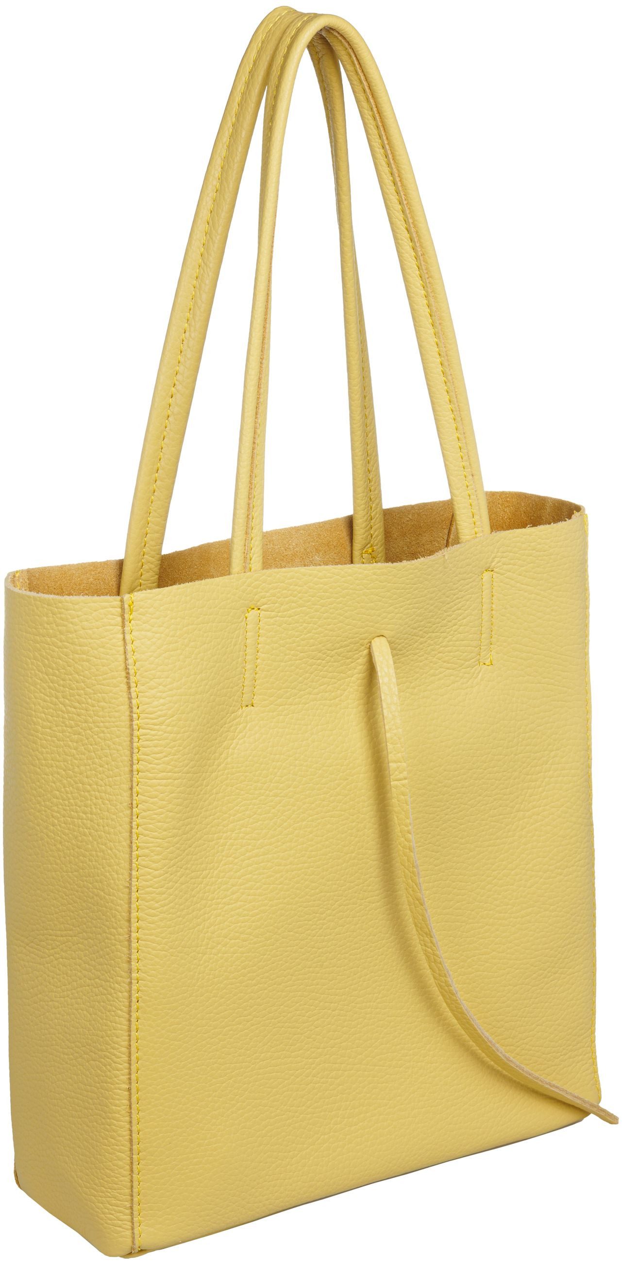 Caspar Schultertasche Mittelgroße Leder Shopper Damen günstig online kaufen