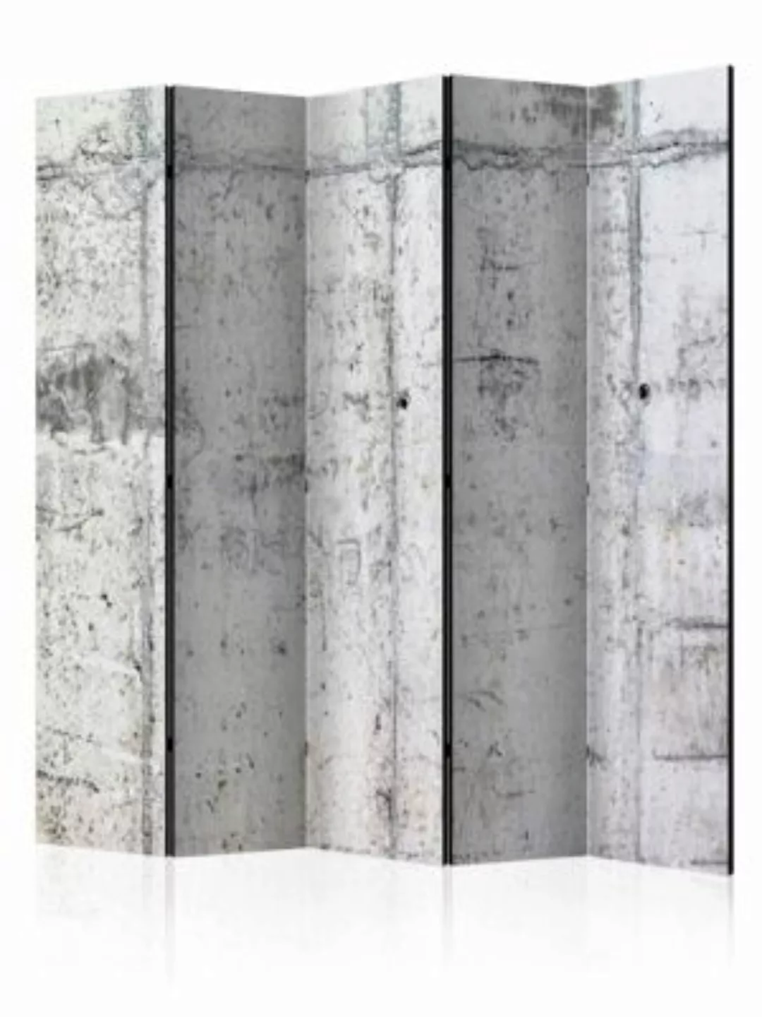 artgeist Paravent Concrete Wall II [Room Dividers] grau Gr. 225 x 172 günstig online kaufen