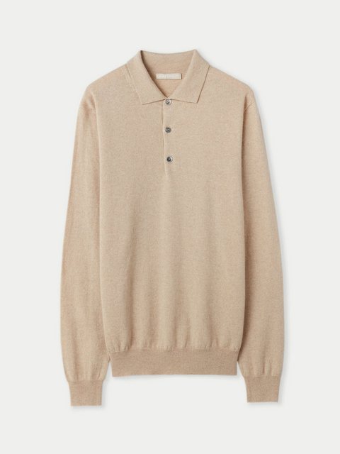 GOBI Cashmere Polokragenpullover Naturfarbe Kaschmirpullover mit Polokragen günstig online kaufen