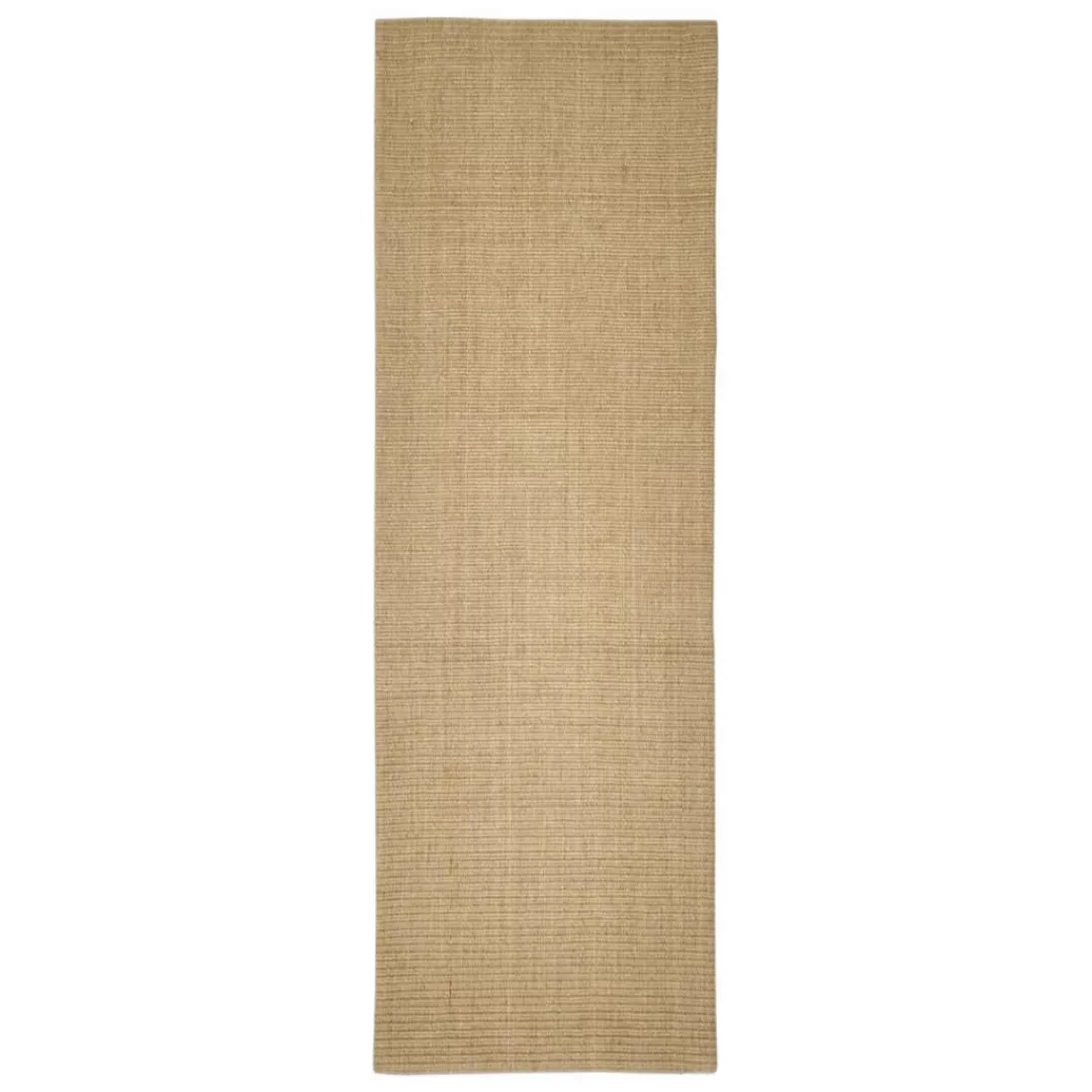 Vidaxl Teppich Natur Sisal 80x250 Cm günstig online kaufen