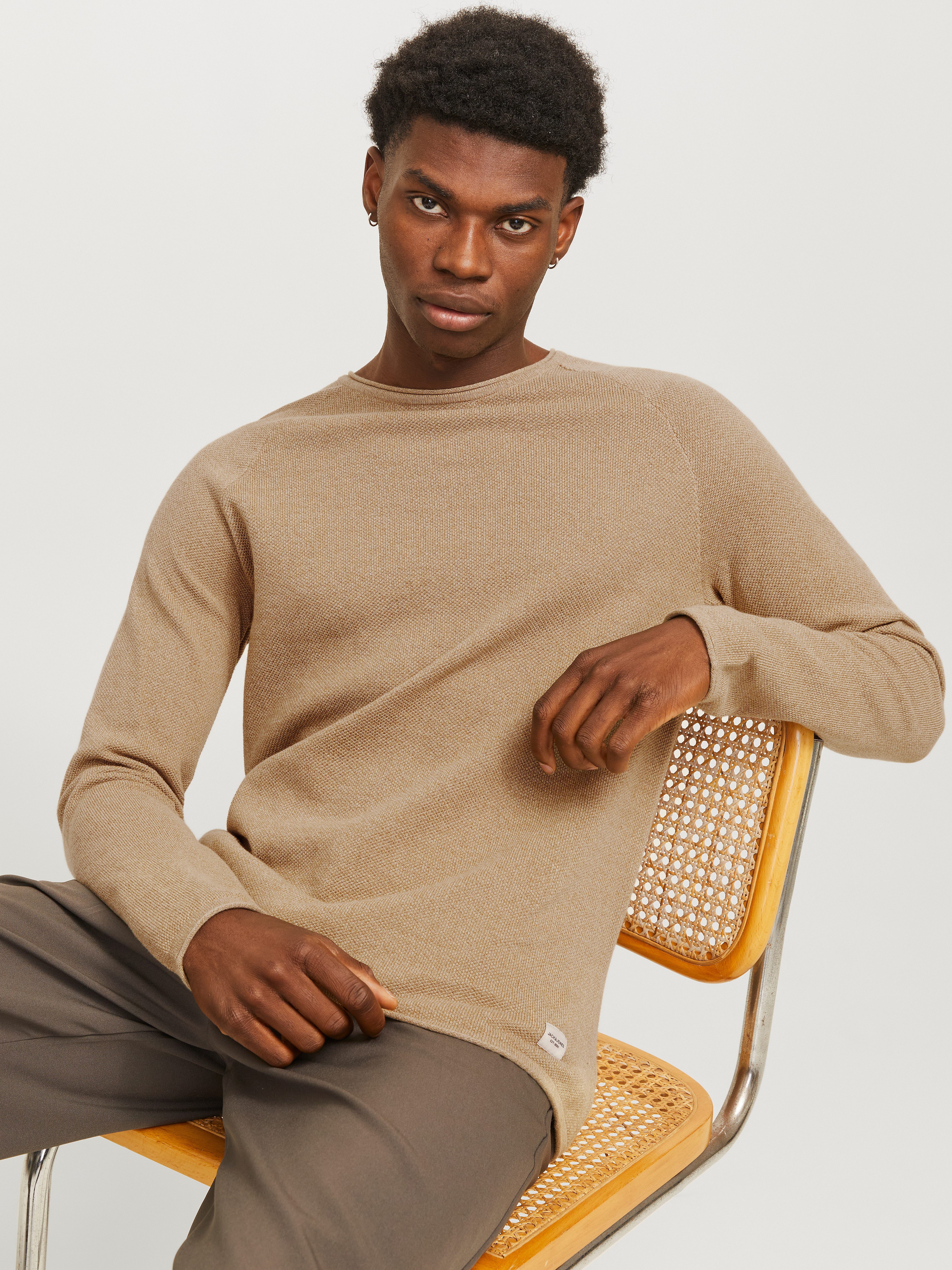 Jack & Jones Rundhalspullover JJEHILL KNIT günstig online kaufen