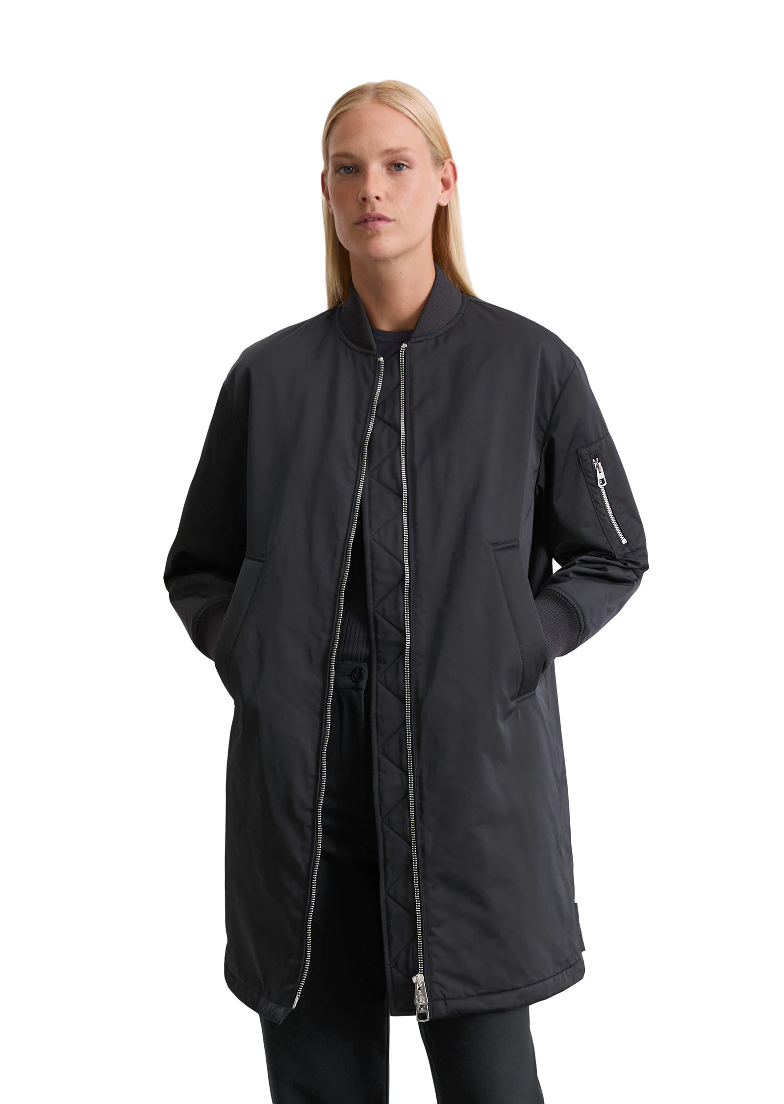 Marc OPolo Kurzmantel "aus recyceltem Polyester-Twill" günstig online kaufen