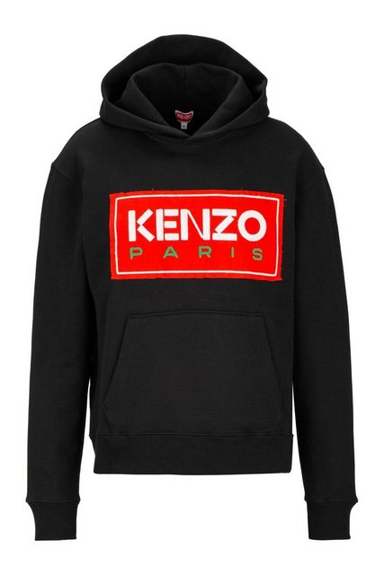 KENZO Hoodie Cotone Logo E Cappuccio mit auffälligem Logo-Blockprint günstig online kaufen