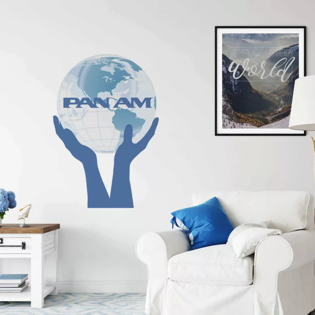 Wall-Art Wandtattoo »Pan American World Airways Welt«, (1 St.) günstig online kaufen