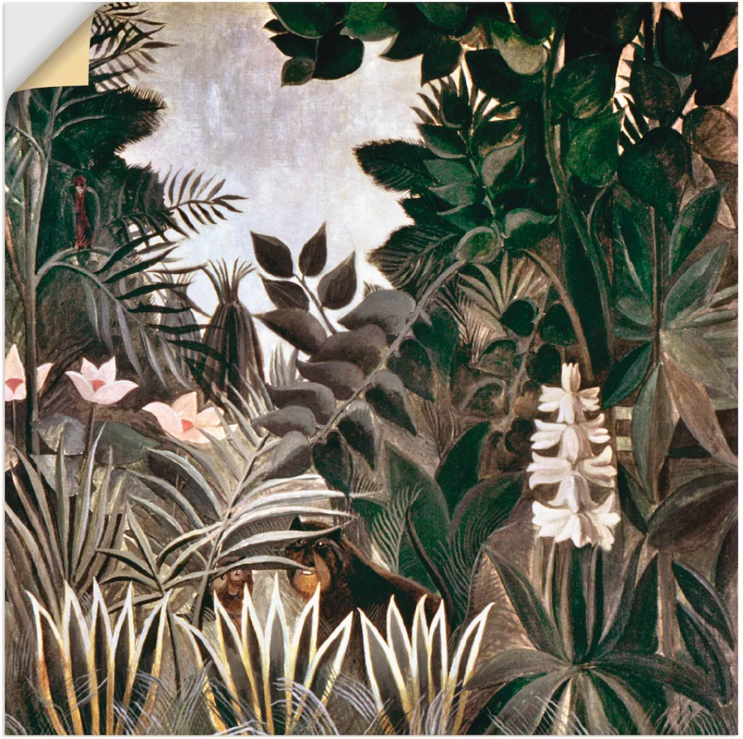 Artland Wandbild »Dschungel, 1909«, Wald, (1 St.) günstig online kaufen