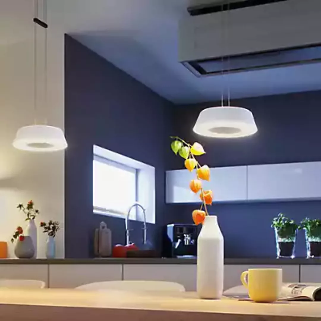 OLIGO Glance LED-Pendellampe zweiflammig rot matt günstig online kaufen