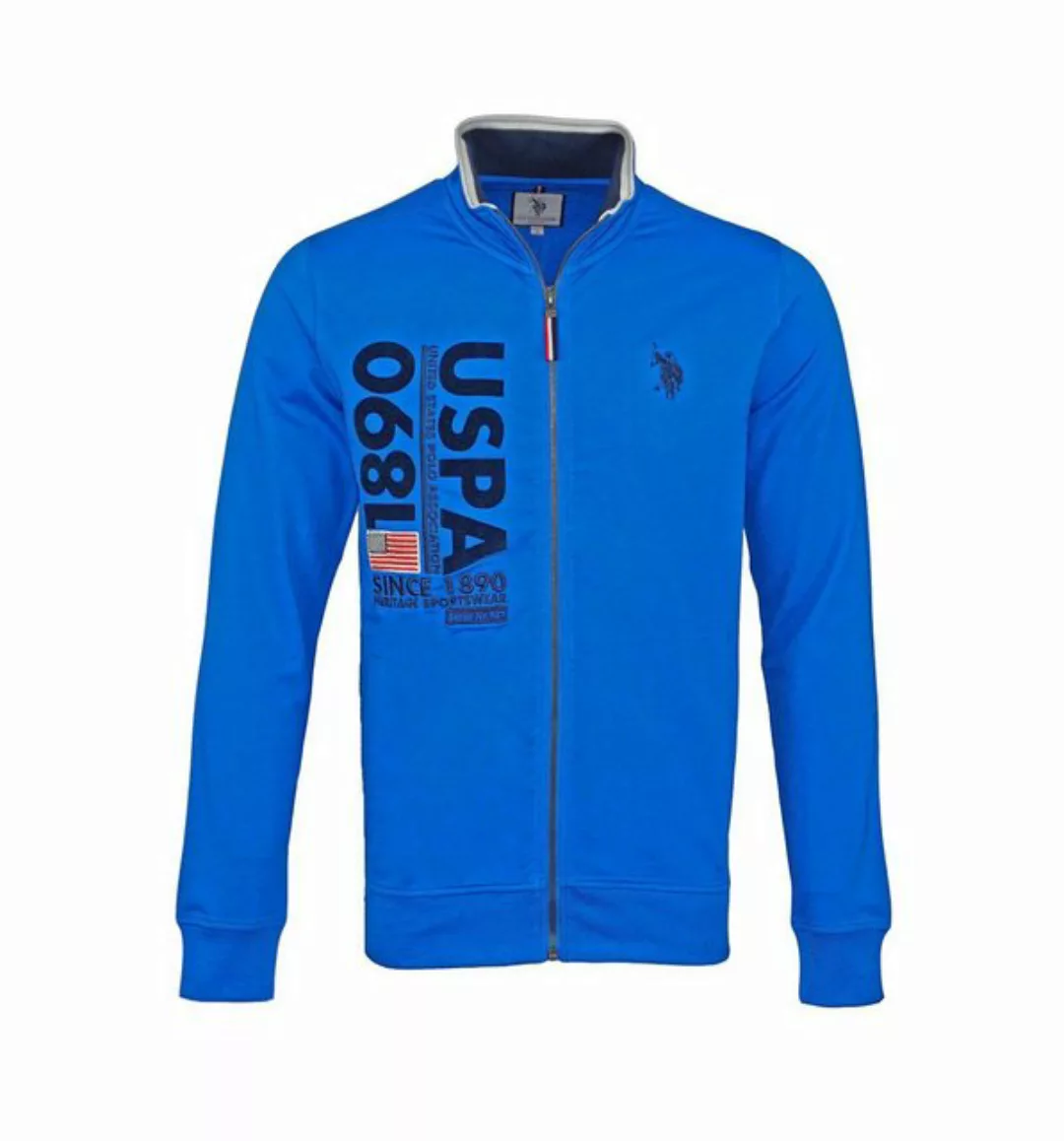 U.S. Polo Assn Sweatjacke Jacke Sweatjacket Full Zip Polojacke mit (1-tlg) günstig online kaufen