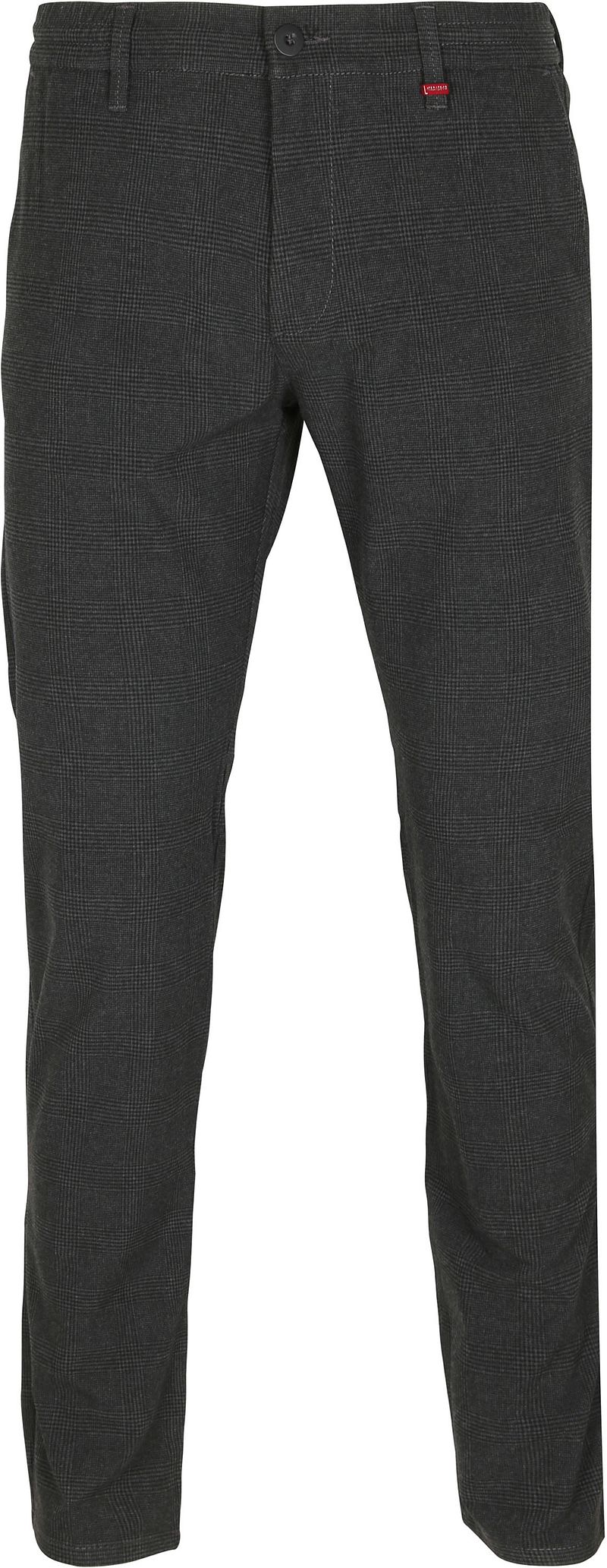 Mac Lennox Chino Sport Karo Anthrazit - Größe W 31 - L 34 günstig online kaufen