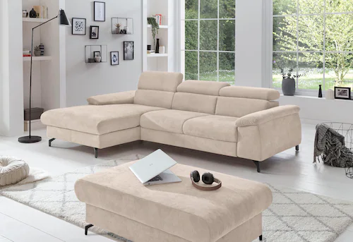 COTTA Ecksofa "Kitty L-Form", Modern, L-Form, Bodenfreiheit 12,5 cm günstig online kaufen