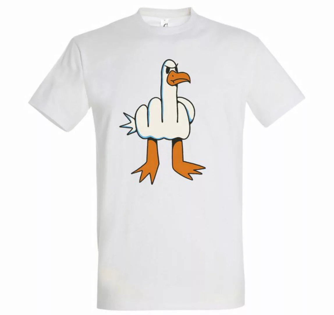 Youth Designz Print-Shirt Möwe Finger Herren T-Shirt mit lustigen Frontprin günstig online kaufen