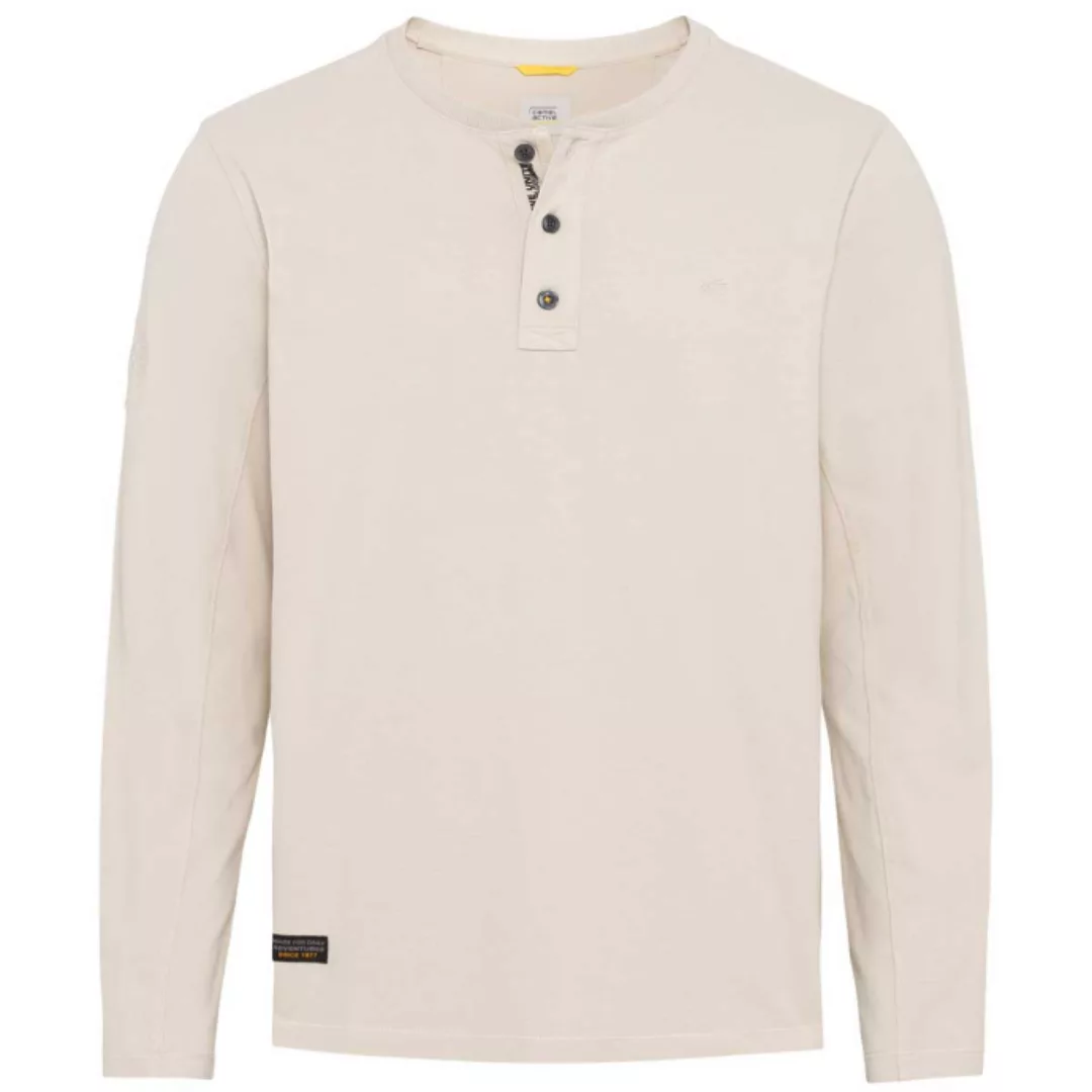 camel active Henleyshirt mit Garment-Dye-Färbung günstig online kaufen