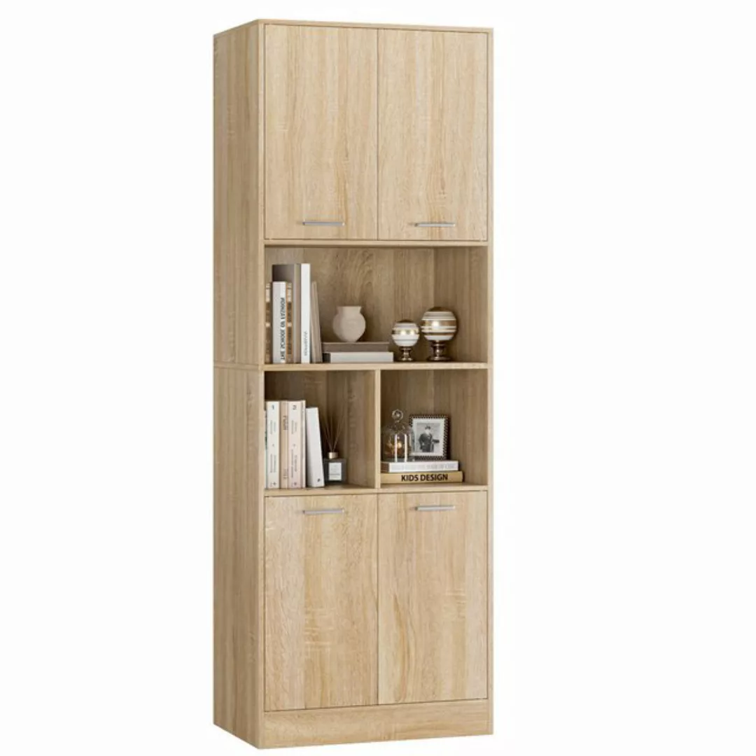 Homfa Hochschrank Badschrank Bücherschrank Badezimmerschrank 180x60x40cm günstig online kaufen