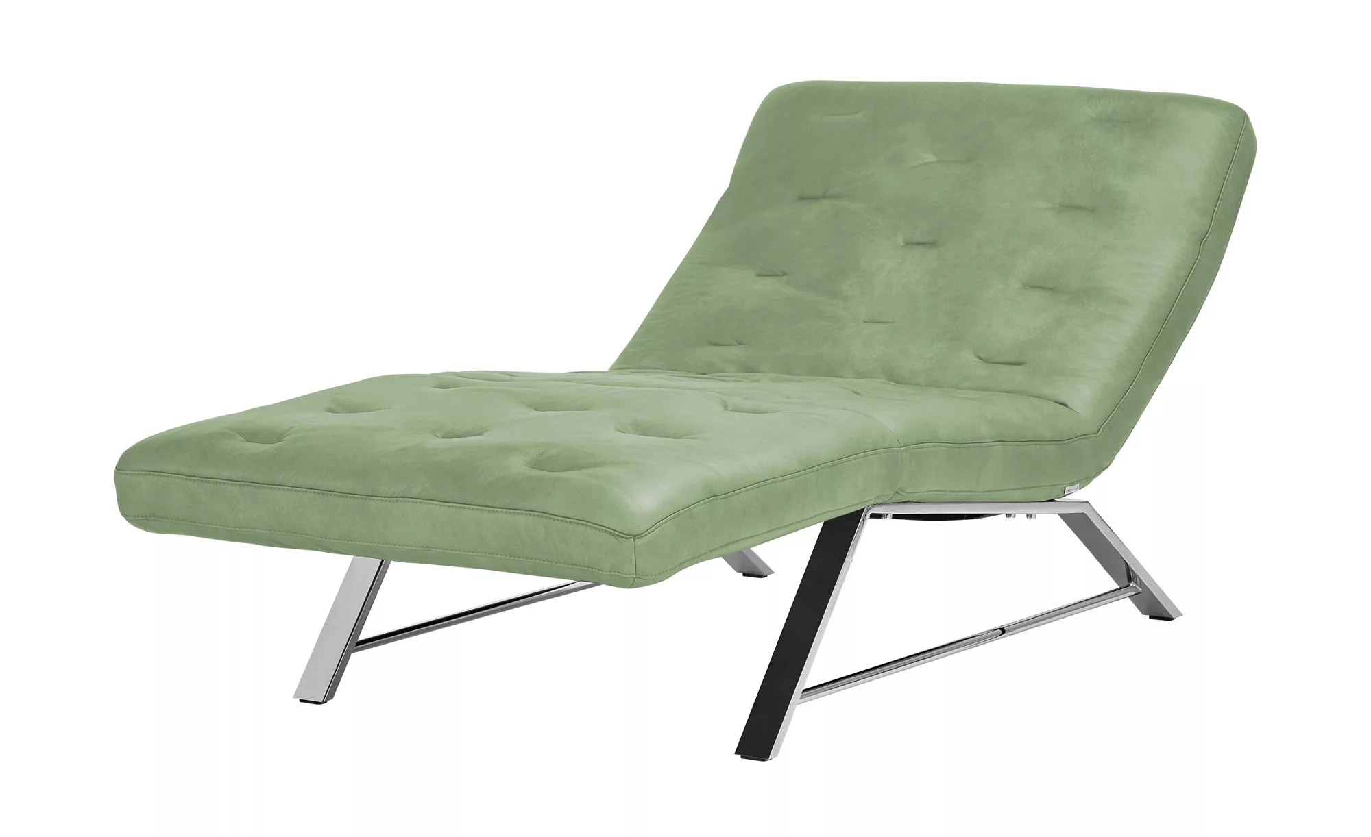 W.SCHILLIG Relaxliege Leder  Sweet Dreams - grün - 95 cm - 95 cm - 192 cm - günstig online kaufen