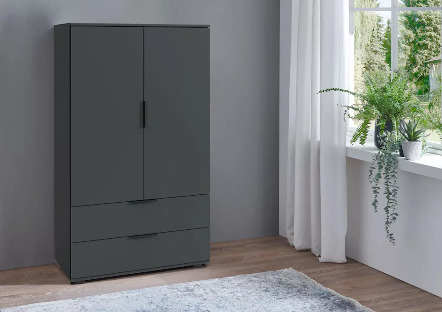 Wimex Wäscheschrank "Easy Plus Kleiderschrank Garderobe 2 Schubladen, 81 od günstig online kaufen