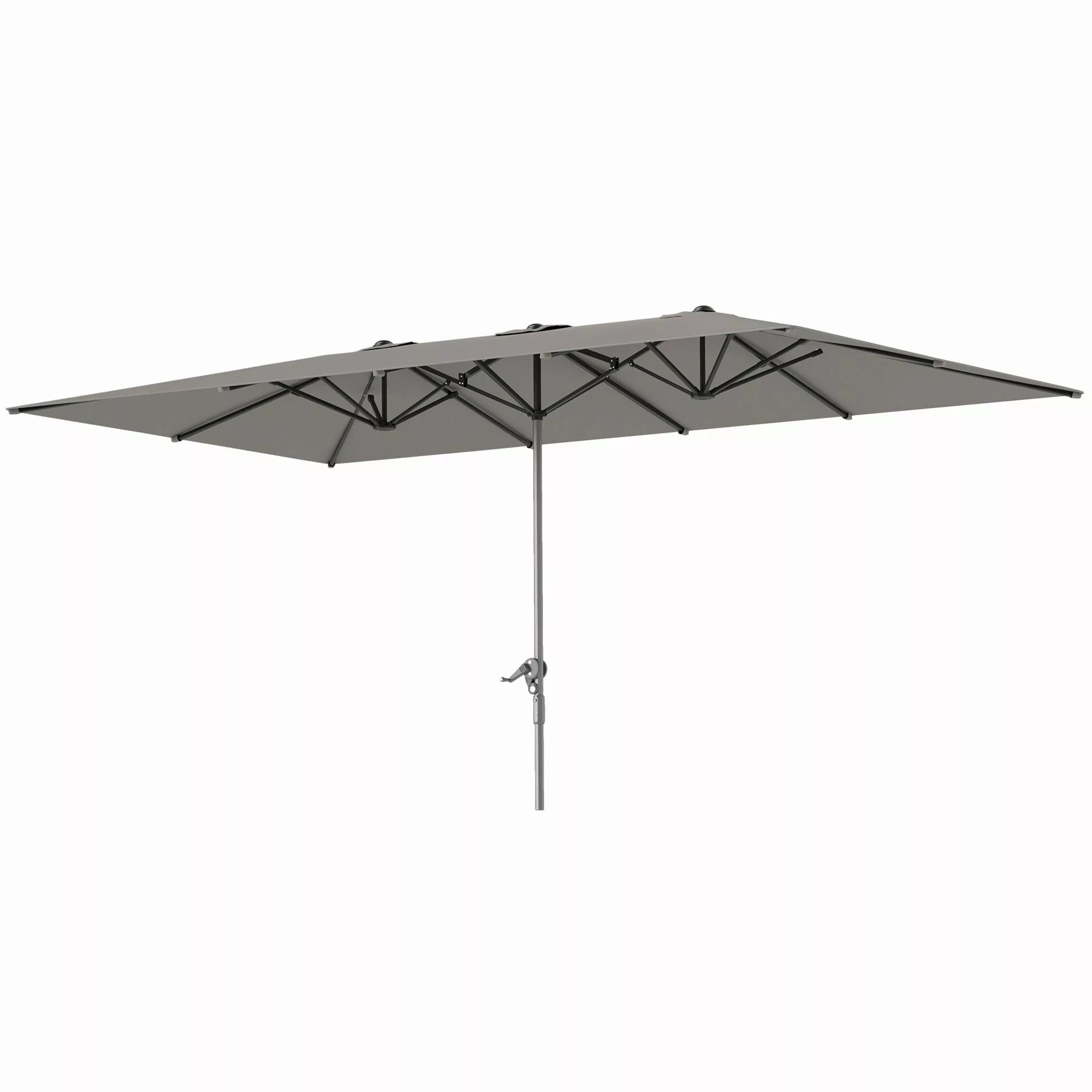 Outsunny Sonnenschirm mit Kurbel, 451 x günstig online kaufen