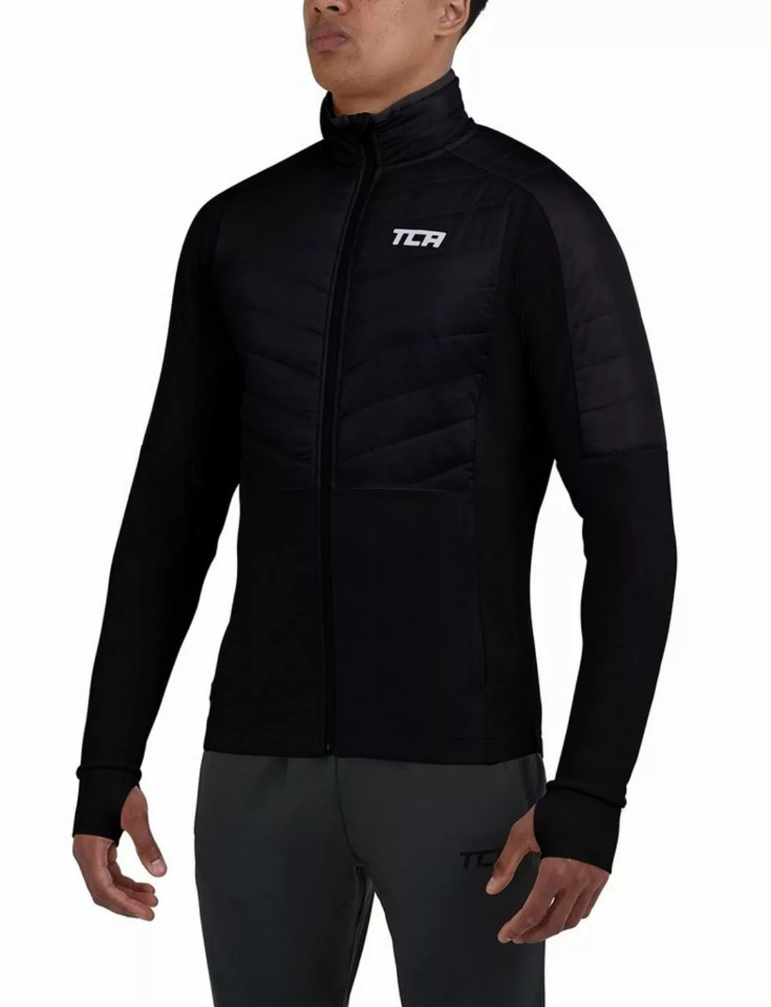 TCA Trainingspullover TCA Herren Excel Runner Laufjacke - Schwarz, XL (1-tl günstig online kaufen