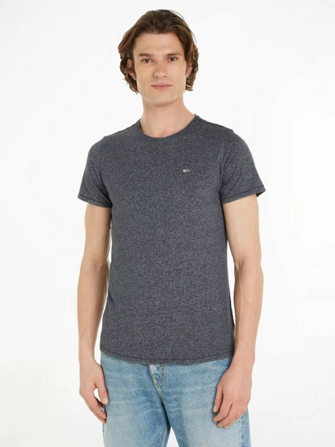 Tommy Jeans T-Shirt TJM SLIM JASPE C NECK Classics Slim Fit mit Markenlabel günstig online kaufen