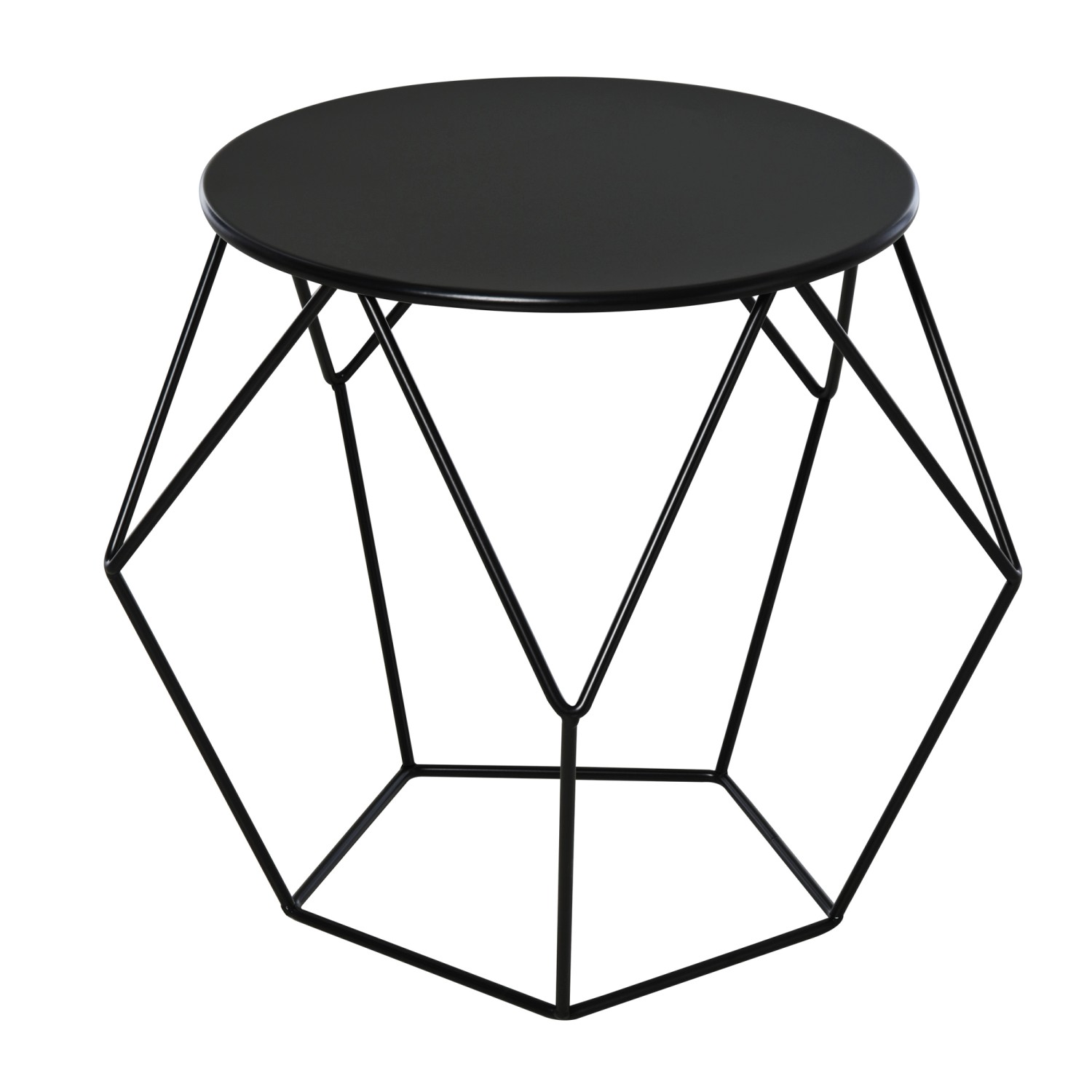 HOMCOM Couchtisch Aufbewahrung Metallkorb (Satztisch, 1-St., günstig online kaufen