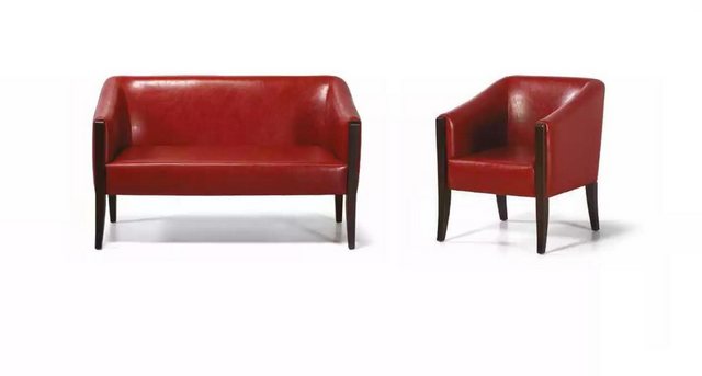 Xlmoebel Sofa Luxuriöses Set mit modernem Zweisitzer-Sofa in Rot und Design günstig online kaufen