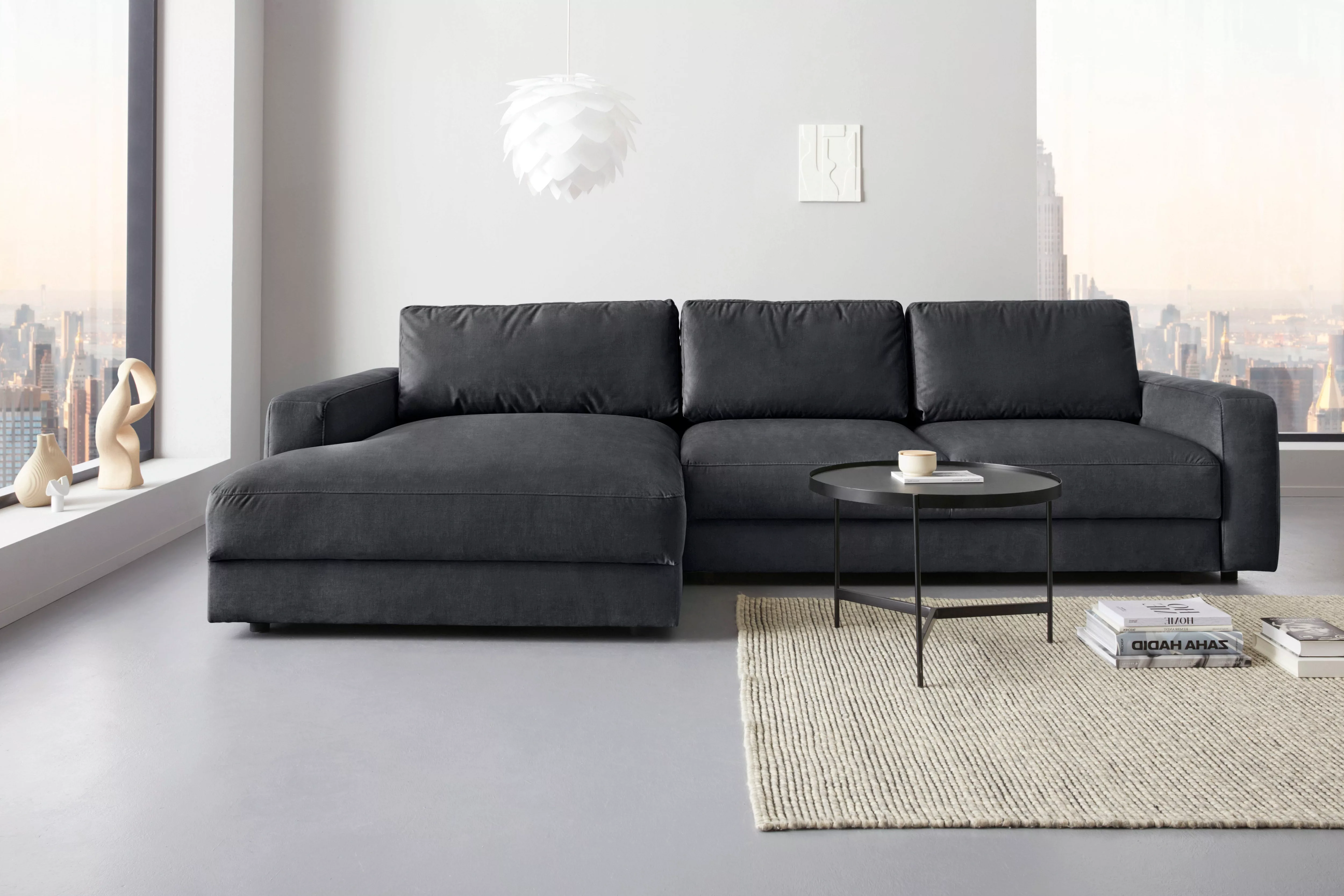 Places of Style Ecksofa »Bloomfield, L-Form«, extra tiefe Sitzfläche, wahlw günstig online kaufen