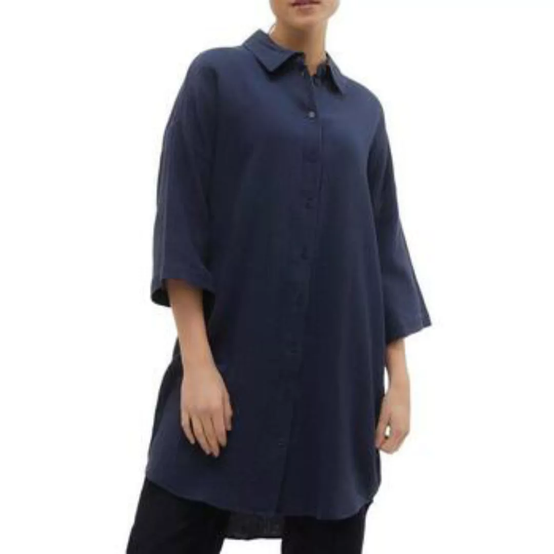 Vero Moda Hemdblusenkleid "VMNATALI 3/4 LONG OVERSHIRT NOOS", mit 3/4 Ärmel günstig online kaufen