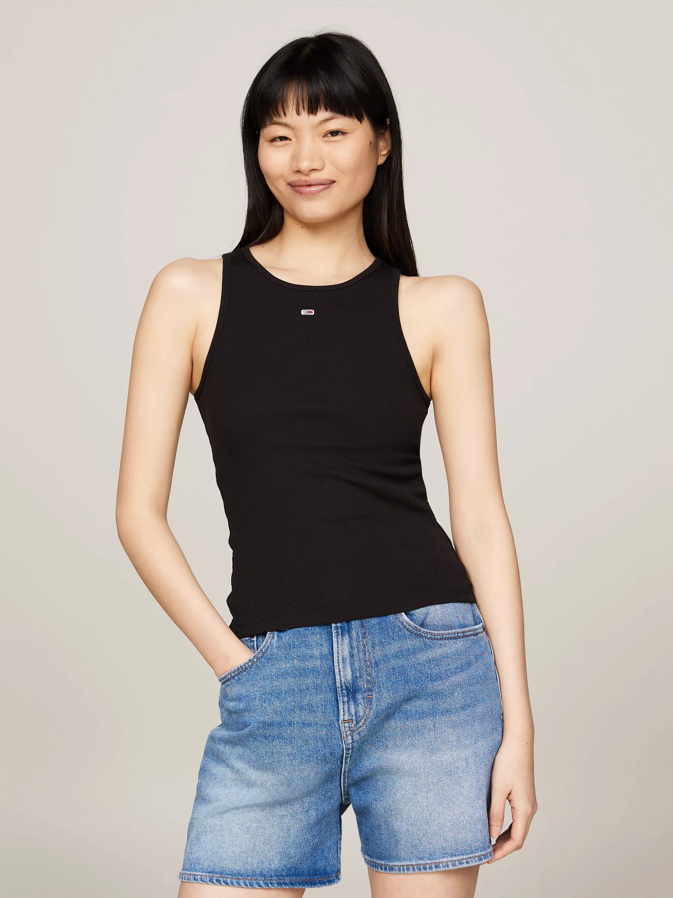 Tommy Jeans Tanktop TJW ESSENTIAL RIB TANK in Rippoptik günstig online kaufen