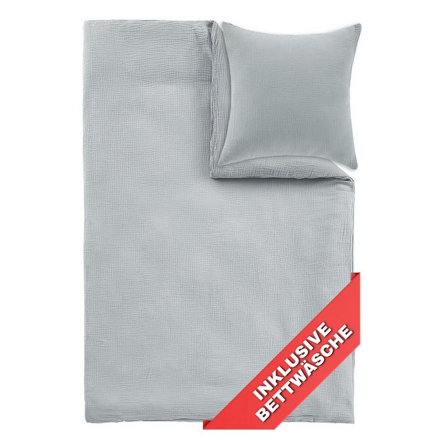 Alavya Home® Komplettbett TOBI 7-tlg.SET für Kleine Babys I 9-fach höhenver günstig online kaufen