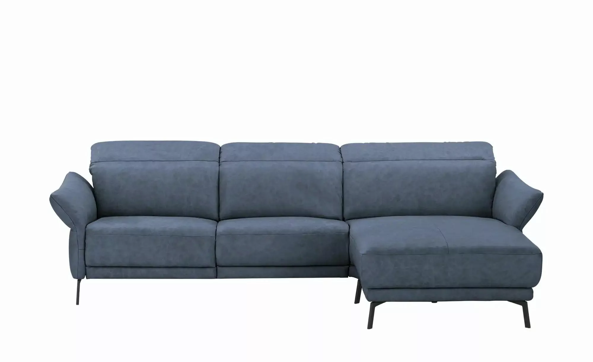 Wohnwert Ecksofa Leder Bellana ¦ blau ¦ Maße (cm): B: 285 H: 101 T: 161.0 P günstig online kaufen