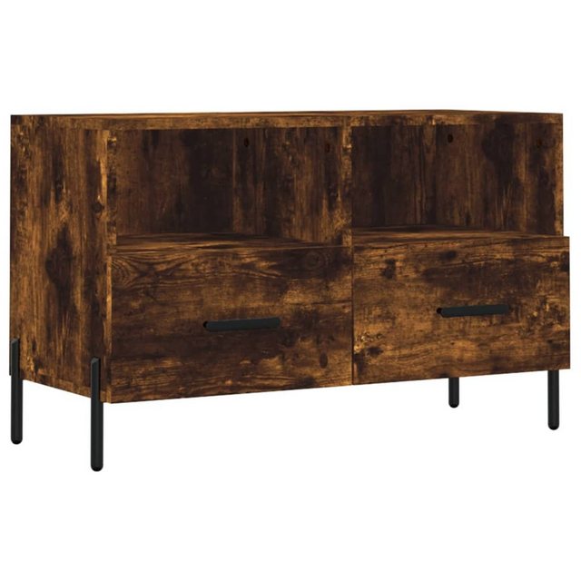 furnicato TV-Schrank Räuchereiche 80x36x50 cm Holzwerkstoff günstig online kaufen