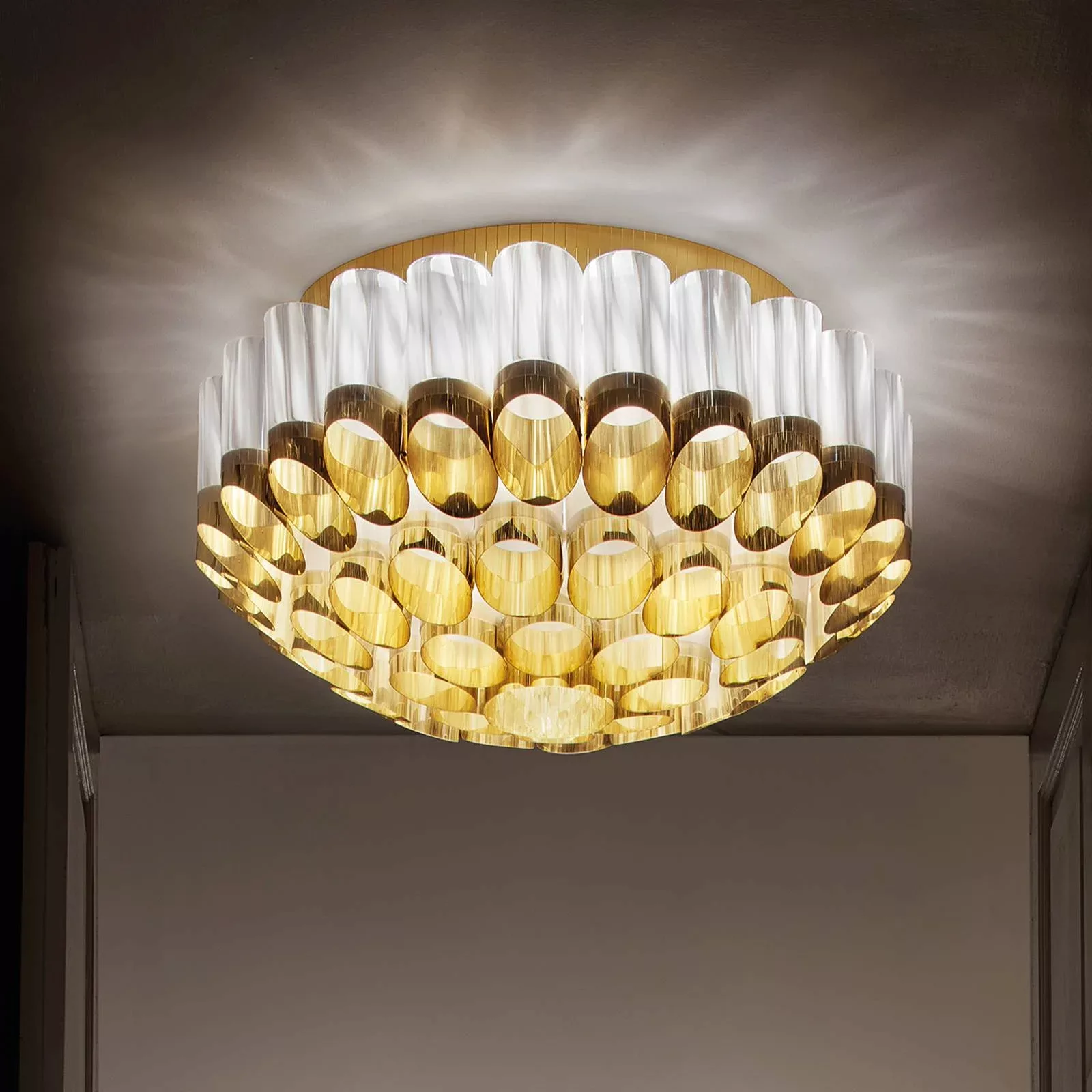 Slamp Odeon Ceiling Deckenleuchte, gold, Ø 65 cm günstig online kaufen