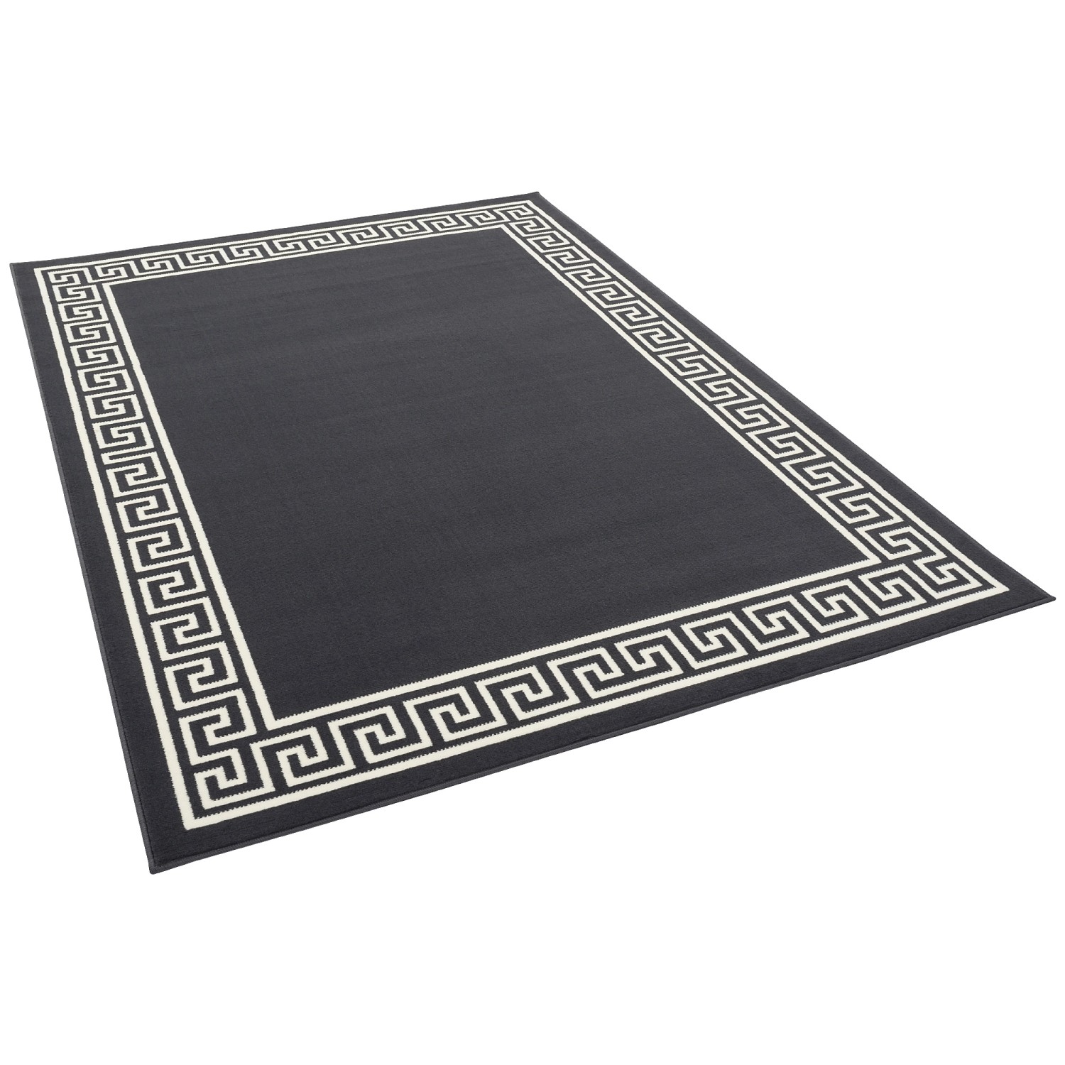 Teppich Trendline Römisch Bordüre Anthrazit 160x225cm günstig online kaufen