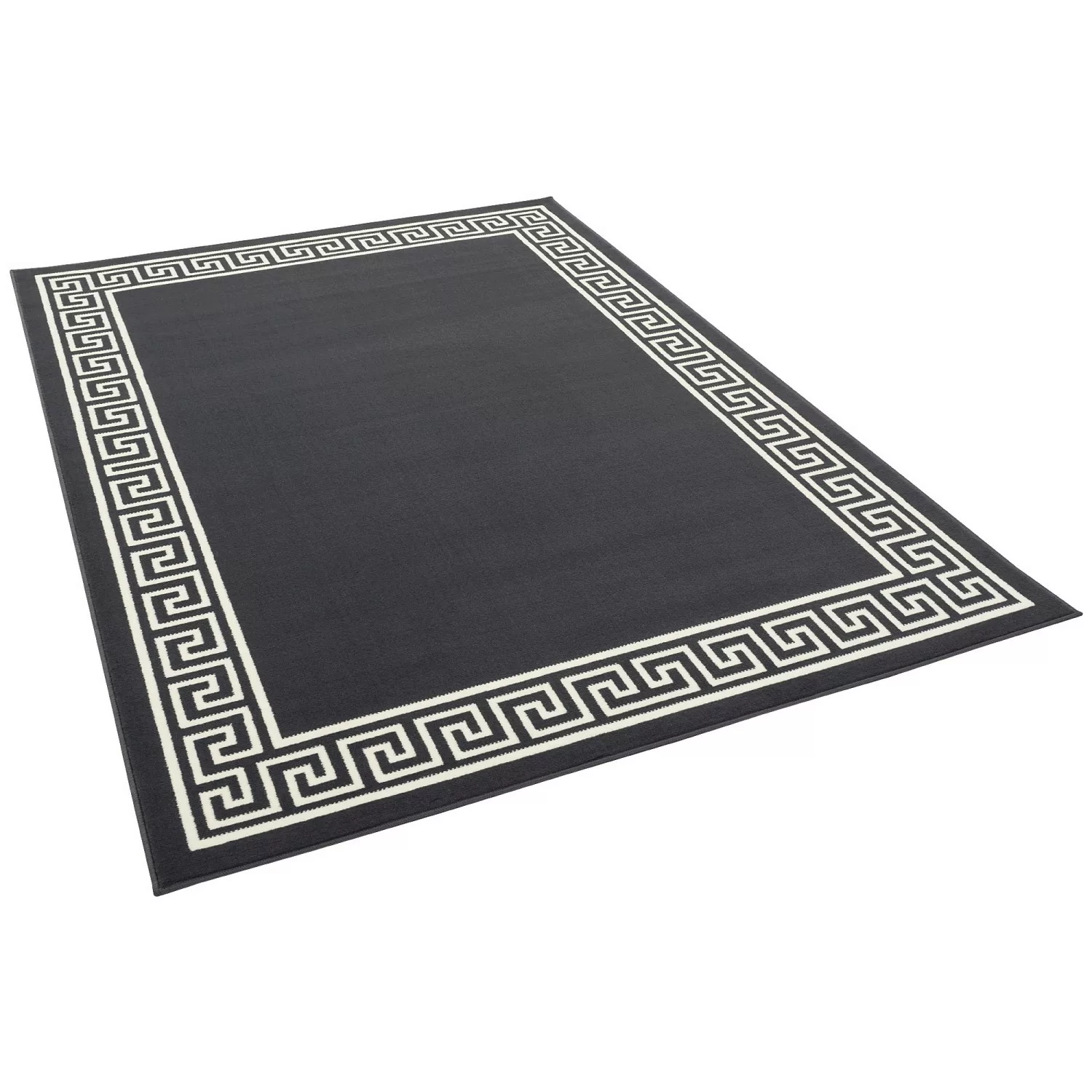 Pergamon Teppich Trendline Römisch Bordüre Anthrazit 120x170cm günstig online kaufen