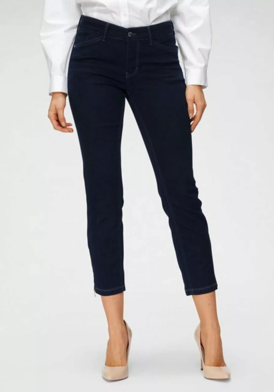 MAC 7/8-Jeans Dream Chic verkürzte Form mit Reißverschluss günstig online kaufen
