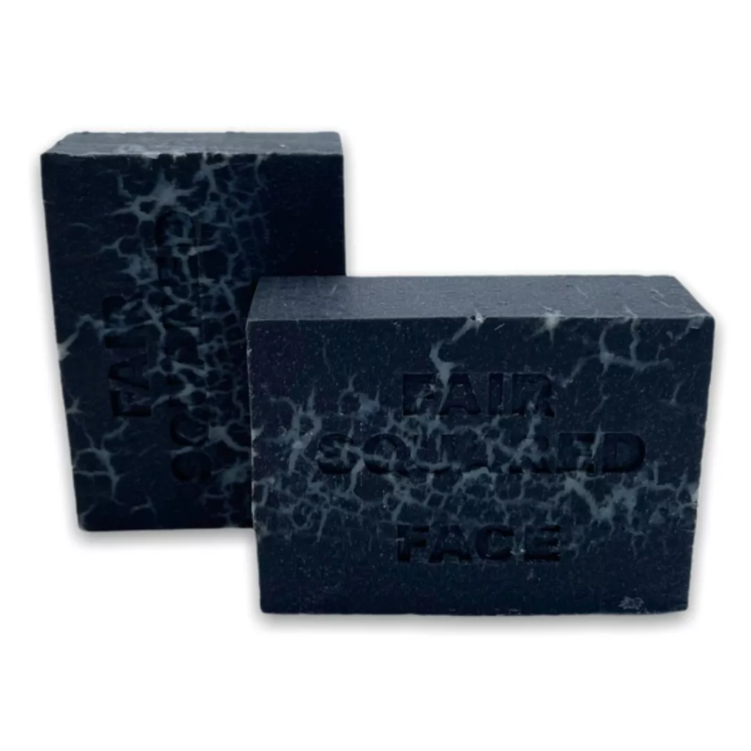 Fair Squared Black Soap - Schwarze Gesichtsseife 2x80 Gramm - Soap Bar günstig online kaufen
