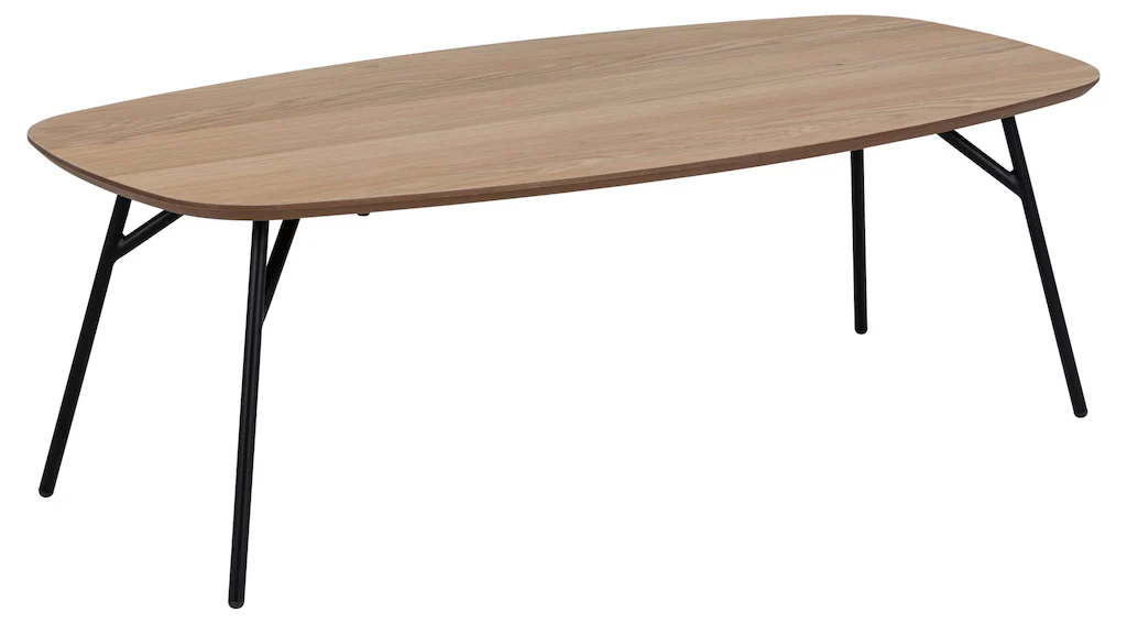 ACTONA GROUP Couchtisch "Caracas", mit Eiche Furnier, geölt, Gestell aus St günstig online kaufen