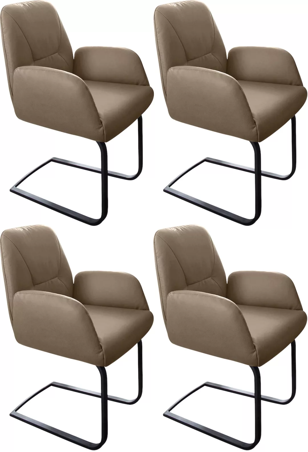 W.SCHILLIG Freischwinger "ole", (Set), 4 St., Longlife Xtra-Leder Z59, 2er- günstig online kaufen