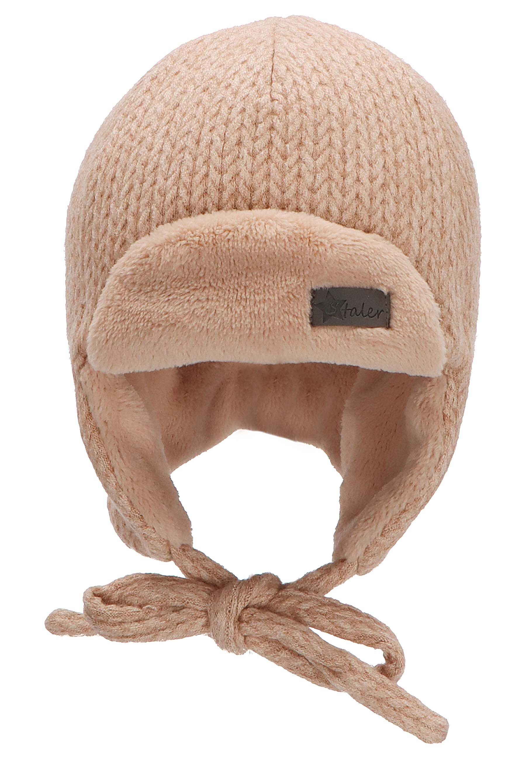 Sterntaler® Schlupfmütze Fliegermütze Strickoptik (1-St) günstig online kaufen