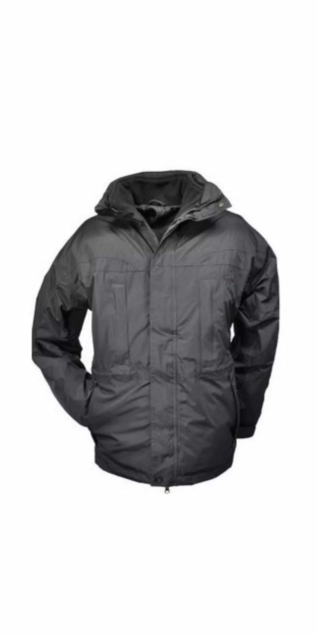 Brigg Allwetterjacke Outdoor Jacke 3 in 1 Schwarz günstig online kaufen