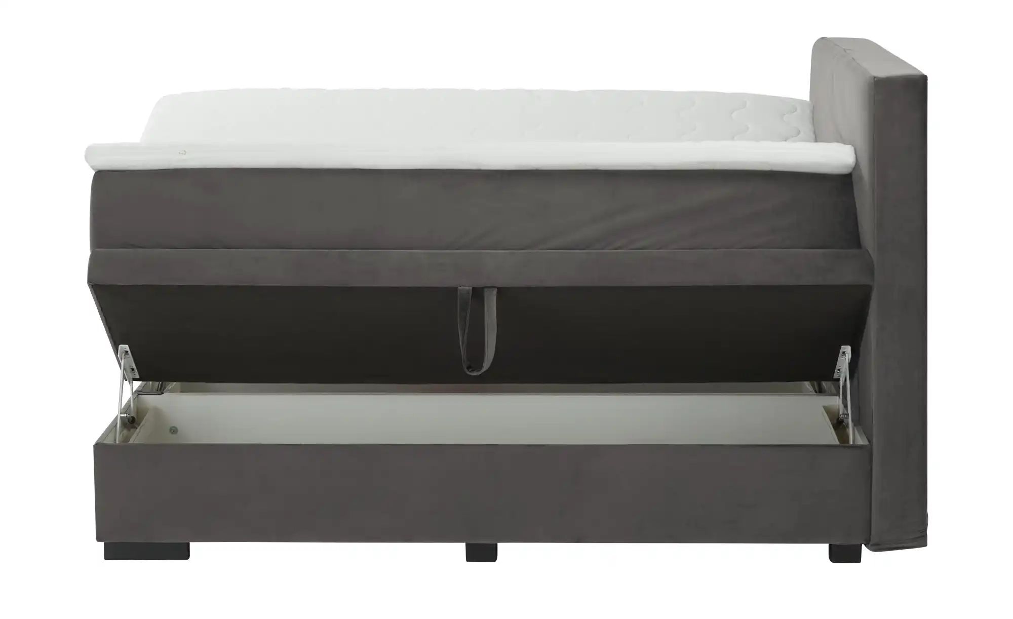 Boxi Boxspringbett mit Bettkasten Boxi Classic ¦ grau ¦ Maße (cm): B: 140 H günstig online kaufen