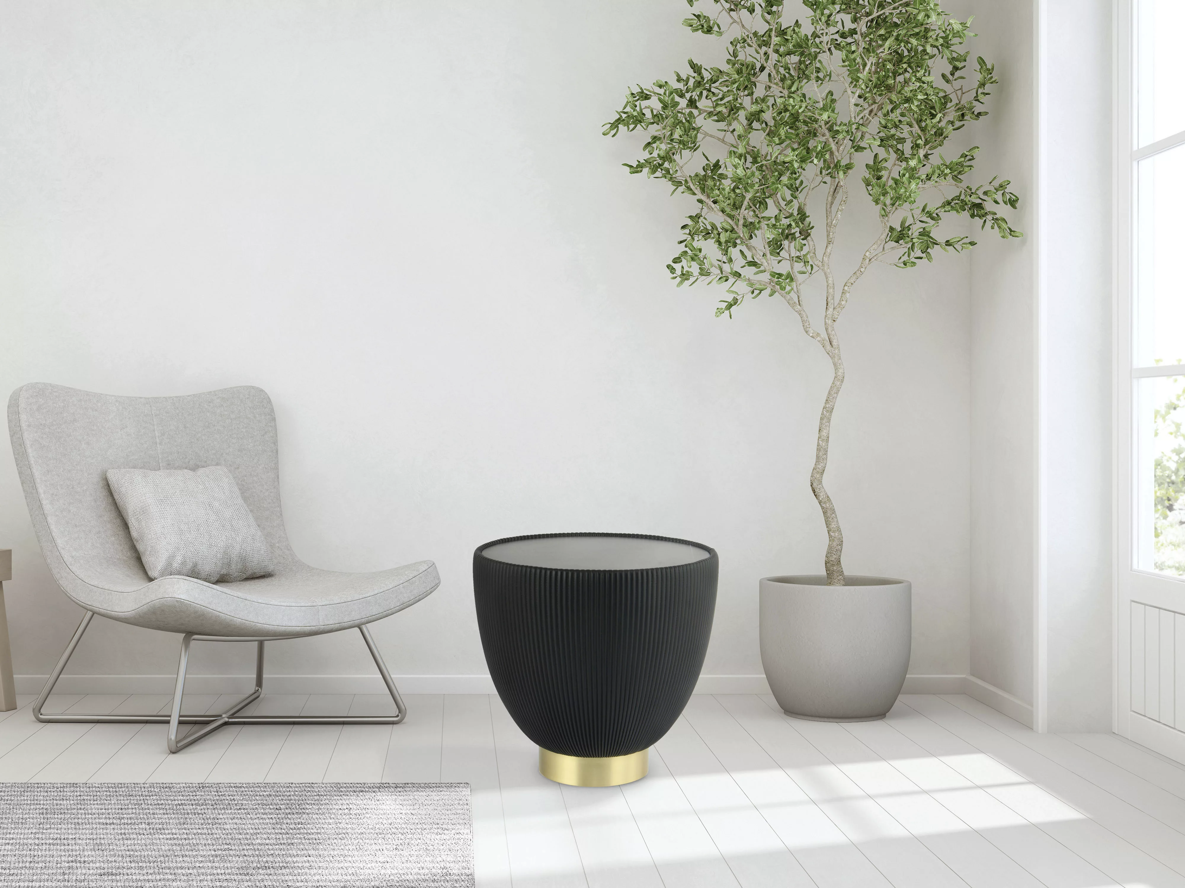 Kayoom Beistelltisch "Beistelltisch Jokai 125", dekorativ, stilvoll, robust günstig online kaufen