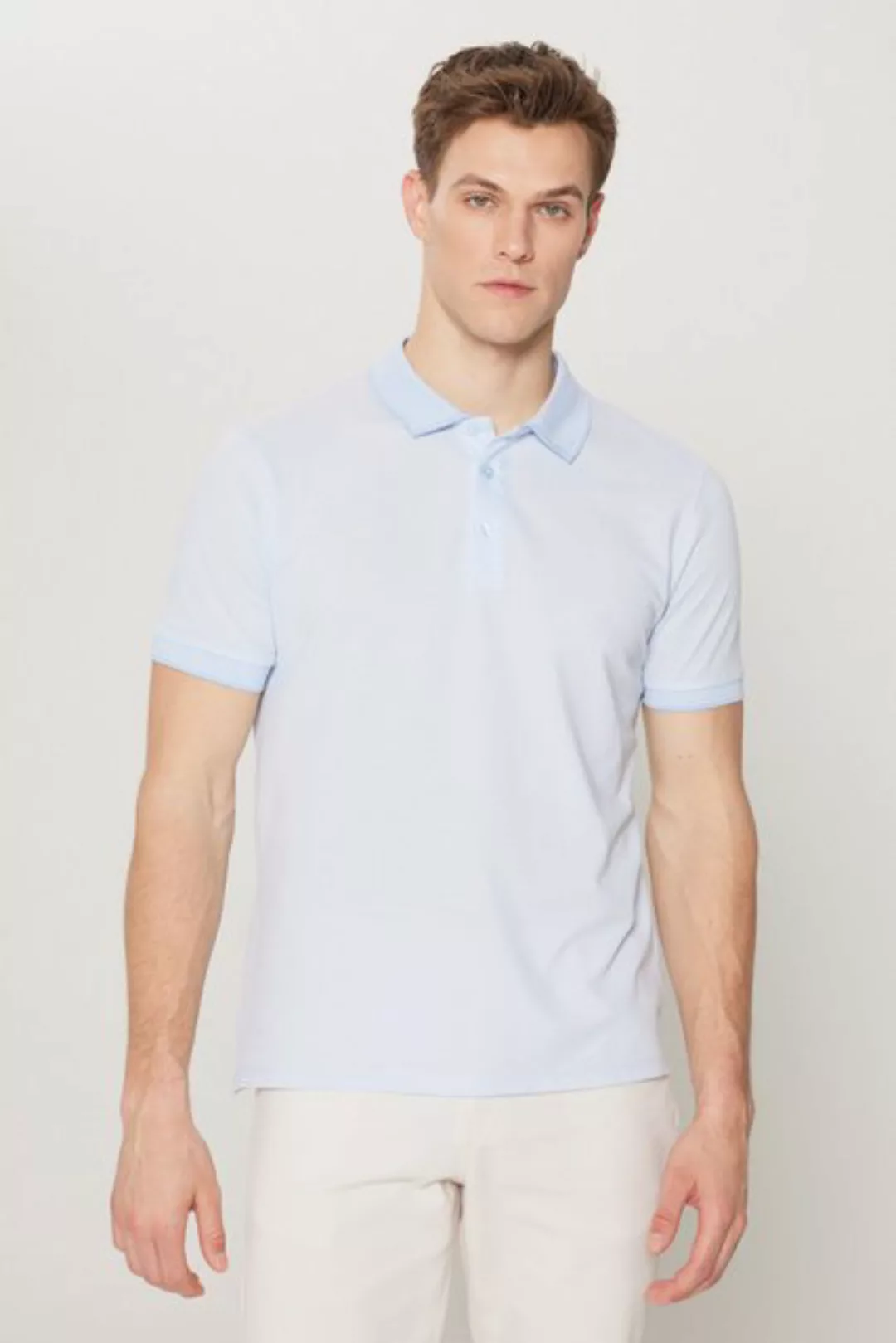 AC&Co Poloshirt AC&CO Poloshirt Männlich Slim Fit günstig online kaufen