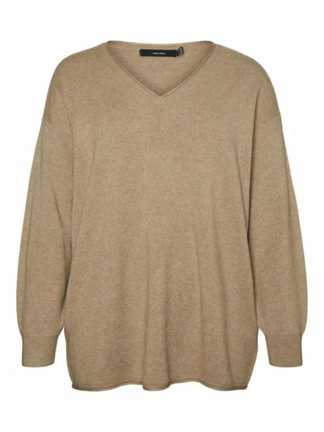 Vero Moda Curve Strickpullover VMCGOLD (1-tlg) Plain/ohne Details günstig online kaufen