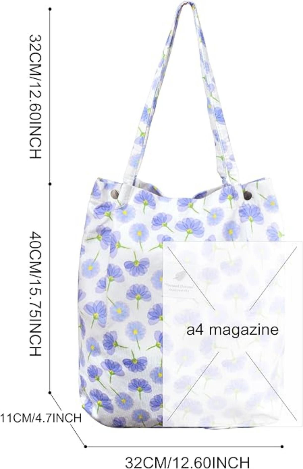 Coonoor Schultertasche Damen Grosse Kapazität Canvas günstig online kaufen